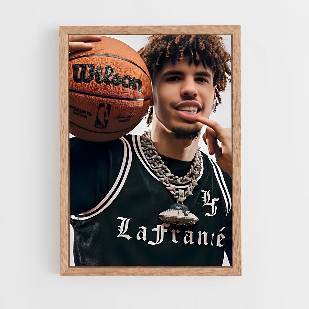Poster Ballin' avec Lamelo – affiche Basketball (vue 4)